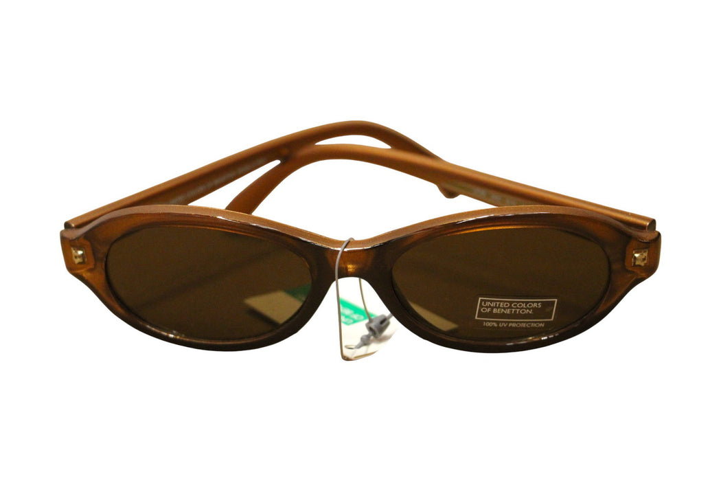 Ochelari de soare Benetton United Colors of Benetton Eyewear & Accessories, ramă maro