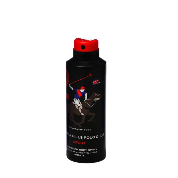 Deodorant antiperspirant spray Beverly Hills Polo Club 1982 - Sport 2, pentru bărbați, 175 ml