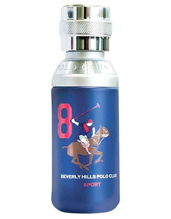 Apă de toaletă Beverly Hills Polo Club 1982 - Sport 8, pentru bărbați, 100 ml, tester