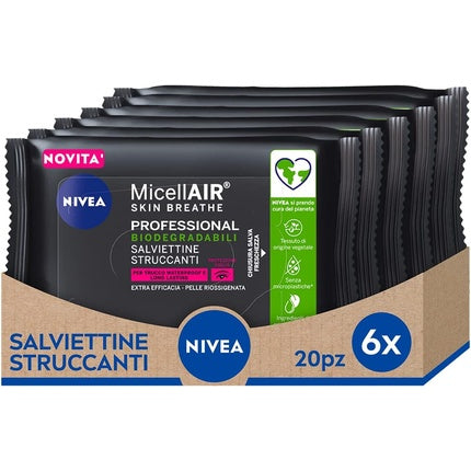 Servetele demachiante, Nivea, Micelare, piele si ochi sensibili