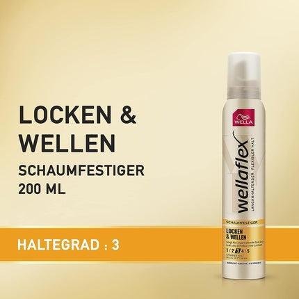 Wellaflex Curl & Wave Strong Hold Foam - 200ml