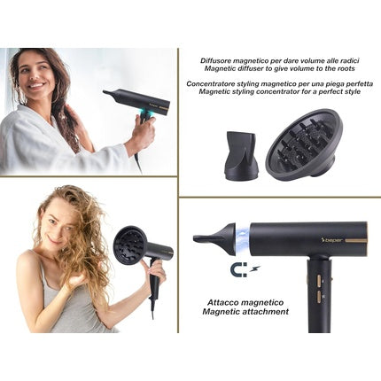 Uscător de păr Beper P301asc010, 1800W, motor brushless DC