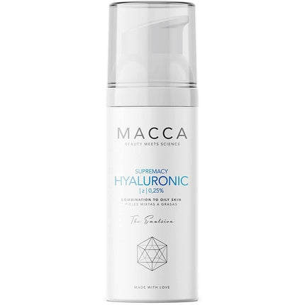 Emulsie facială, Macca Beauty Meets Science, Supremacy Hyaluronic 50ml