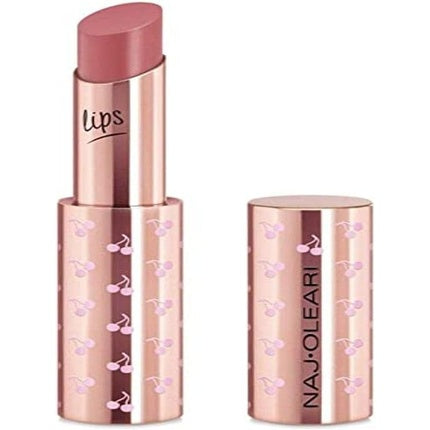 Lipstick Naj Oleari - Cherry, roz metalizat cu imprimeu cireșe