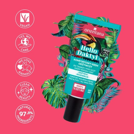 Cremă față, Orientana, Hello Dactyl, vegan, 40ml