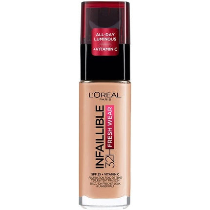 Fundație lichidă L'Oreal Paris Infallible Fresh Wear, SPF25, 30ml