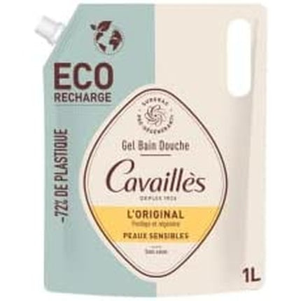Gel de Duș Rogé Cavaillès L'Original Eco-Refill pentru Piele Sensibilă, 1L