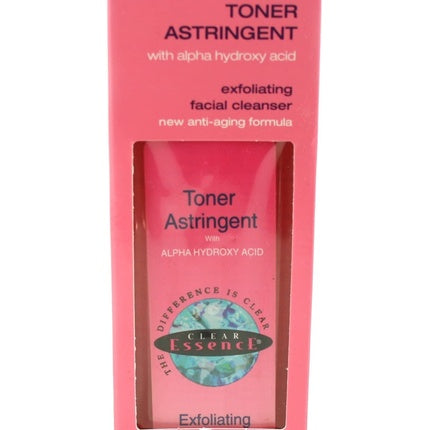 Toner astringent Clear Essence cu acid alpha-hidroxilic, 236ml