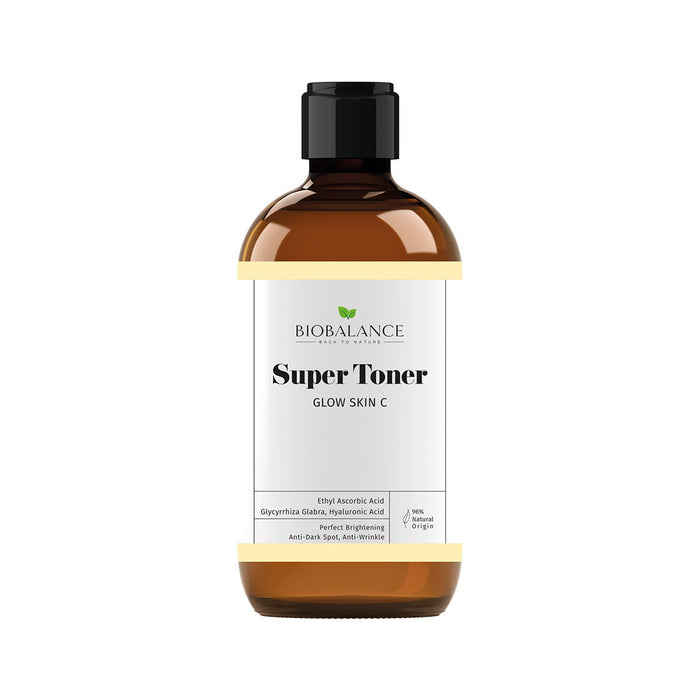 Loțiune tonică Bio Balance Super Toner Glow Skin C, iluminatoare, antirid, pentru față, 250 ml