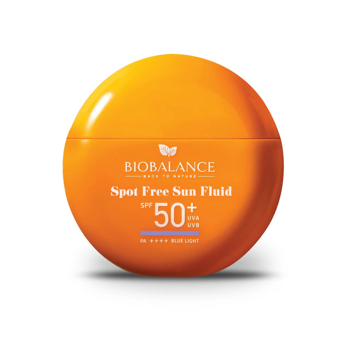 Fluid de protecție solară pentru față Bio Balance Spot Free Sun, iluminator și protector, SPF 50+, 40 ml