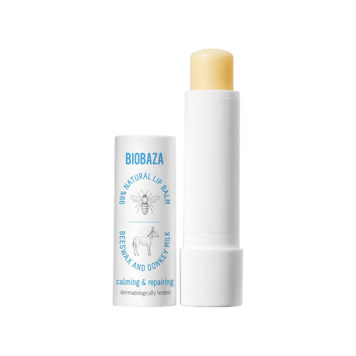 Balsam de buze Biobaza Bee's Honey & Donkey Milk, calmant și reparator, 4,5 g