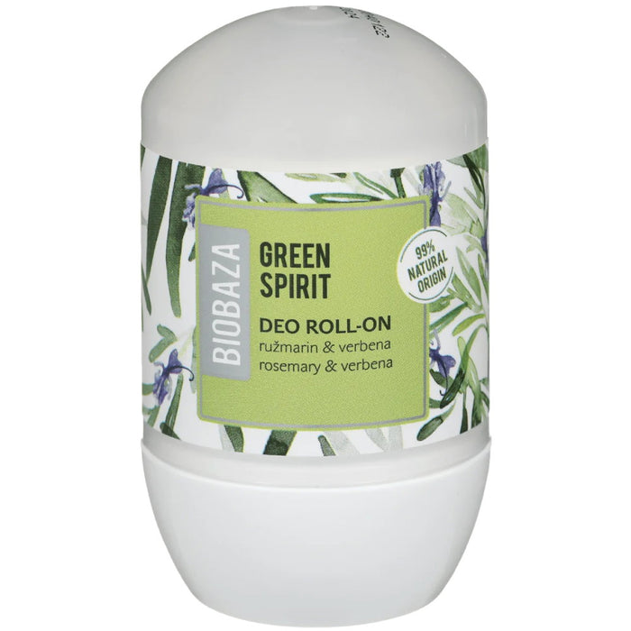 Deodorant roll-on Biobaza Green Spirit, răcoritor, cu rozmarin și verbină, pentru femei, 50 ml