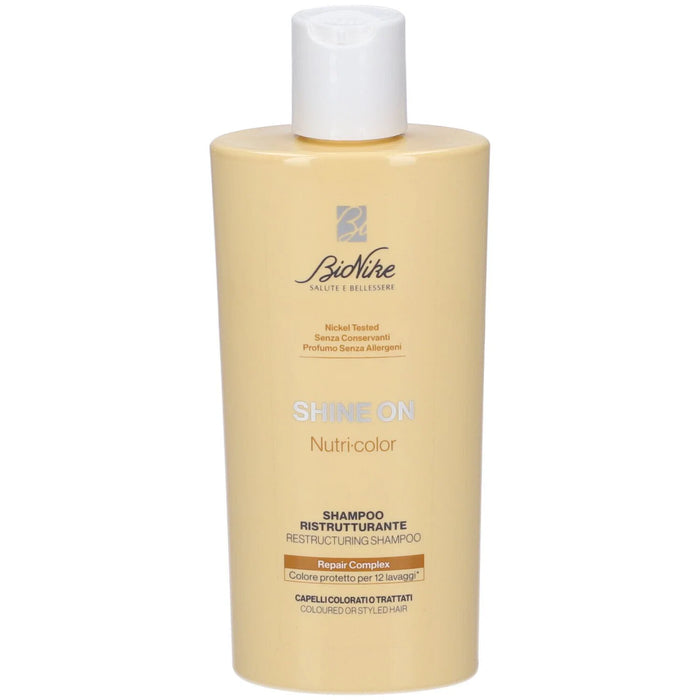 Șampon BioNike Shine On Nutri-color, pentru păr vopsit, protecția culorii, 200 ml