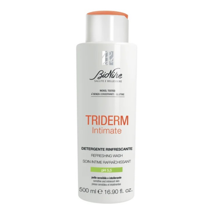 Gel intim BioNike Triderm Intimate pH 5.5, cu efect răcoritor, 500 ml