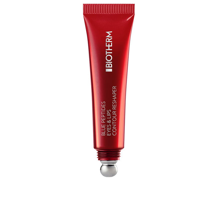 Tratament pentru conturul ochilor și buzelor Biotherm Blue Peptides, antiîmbătrânire, pentru ten normal, 15 ml, tester