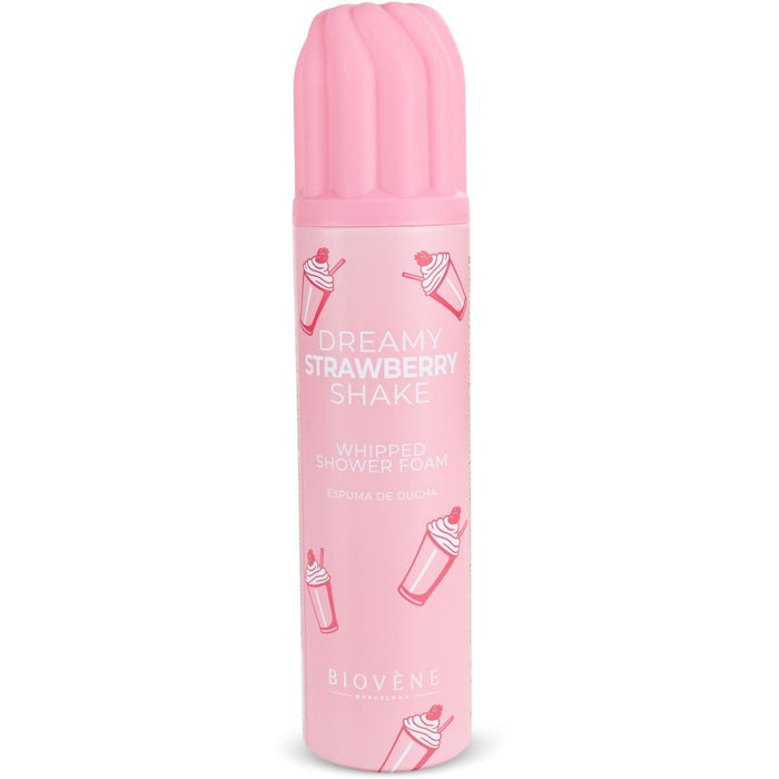 Spumă de duș Biovene Dreamy Strawberry Shake, hidratantă, 250 ml