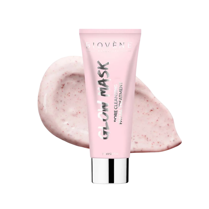 Mască de față Biovene Glow, cu acid glicolic, exfoliantă, de argilă, 75 ml, tester