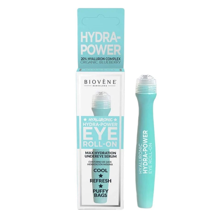 Roll-on pentru ochi Biovene Hyaluronic Hydra-Power, antioboseală, cu acid hialuronic, 15 ml