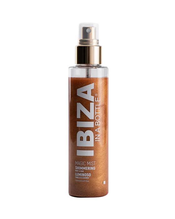 Spray de corp Biovene Ibiza Magic Mist, cu Aloe Vera, finisaj strălucitor, pentru păr și corp, 150 ml