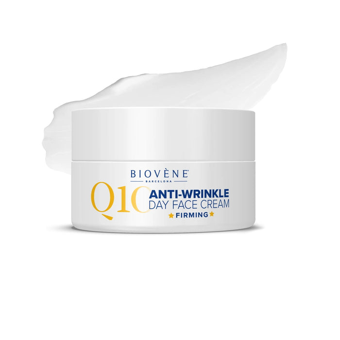 Cremă de față Biovene Q10 Anti-Wrinkle, antirid, de zi, cu efect de fermitate, 50 ml