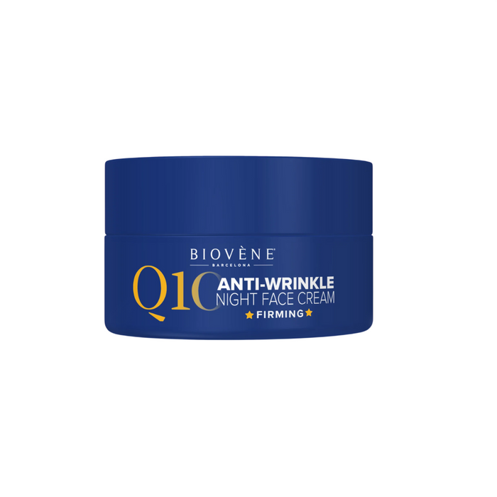 Cremă de față Biovene Q10 Anti-Wrinkle, antirid, de noapte, cu efect de fermitate, 50 ml