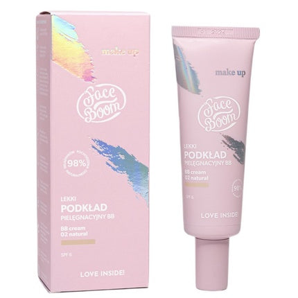 Fond de ten Face Boom Light BB Care Foundation 02 Natural 30g