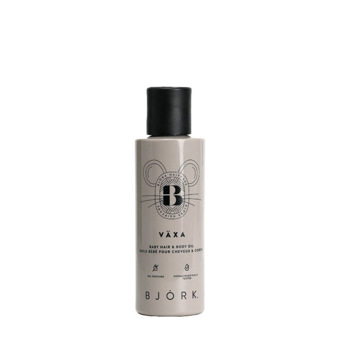 Ulei pentru păr și corp Bjork Vaxa Baby, hrănitor și netezitor, 125 ml