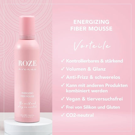Spumă păr, Roze Avenue, volum, roz, 250ml