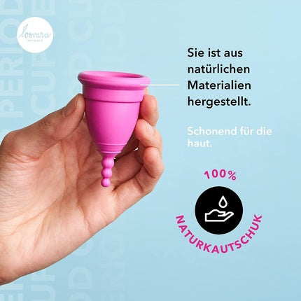 Cupă menstruală, Loovara, mărime M, cauciuc natural