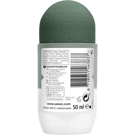 Sanex Men Zero% Respect & Control Deodorant Roll-On, 50ml