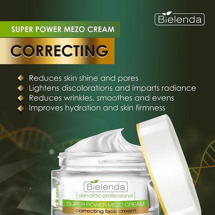 Crema Facială Corectantă Bielenda Skin Clinic Professional Super Power Mezo 50ml