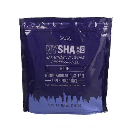 Pudră decolorantă, Nysha, albastru, 500g