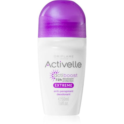 Deodorant Anti-Perspirant Roll-On, Oriflame Activelle Extreme, 72h, Roz