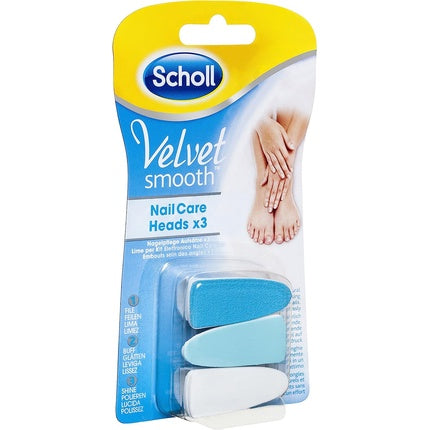 Set îngrijire unghii, Scholl Velvet Smooth, albastru