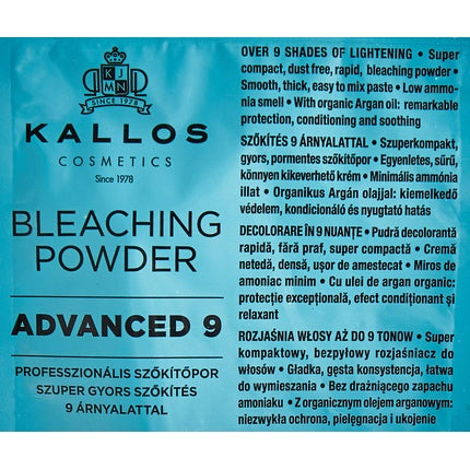 Pudră decolorantă, Kallos, Kjmn Advanced 9, 35g