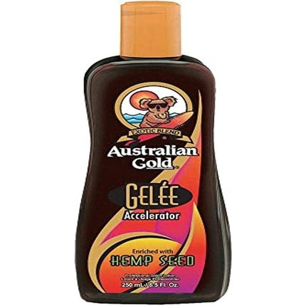 Gel de autobronzant Australian Gold Gelee Dark Tanning Accelerator cu ulei de semințe de cânepă, 250ml