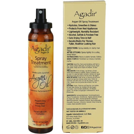 Spray de îngrijire a părului Agadir cu ulei de argan, 150ml