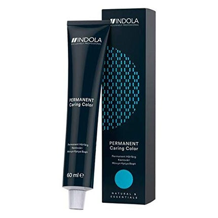 Vopsea de Păr Permanentă, Indola Caring Color, 6.35 Blond Dark Auriu Mahon, 60 ml