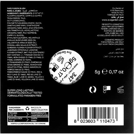 Eva Garden Fusion Blush, Culoare Coral, Textură Ușor de Întins, Finisaj Mat