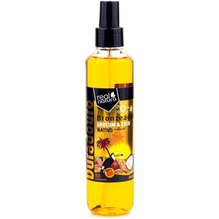 Ulei de bronzezat Real Natura Urucum & Coco, 200ml