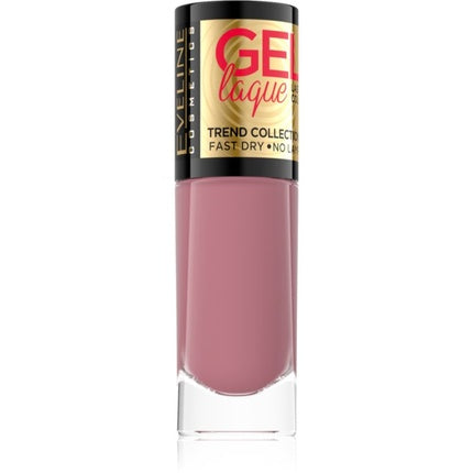 Smalt unghii Gel Polish, Eveline Cosmetics, 7 Days Gel Laque, Culoare Roz Pudrat, 8 ml
