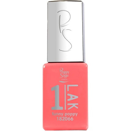 Lac unghii gel, Peggy Sage One-LAK, Funny Poppy, 5ml, culoare coraliu