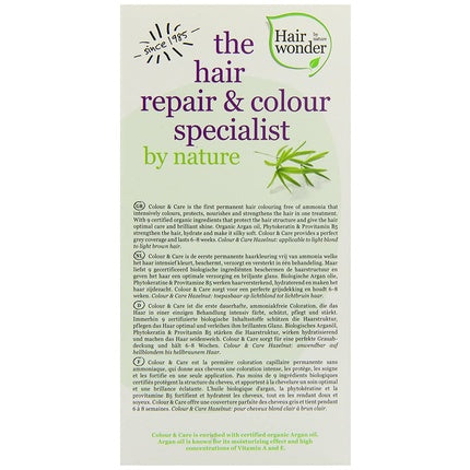 Vopsea de păr, Hair Wonder, Colour & Care, alun