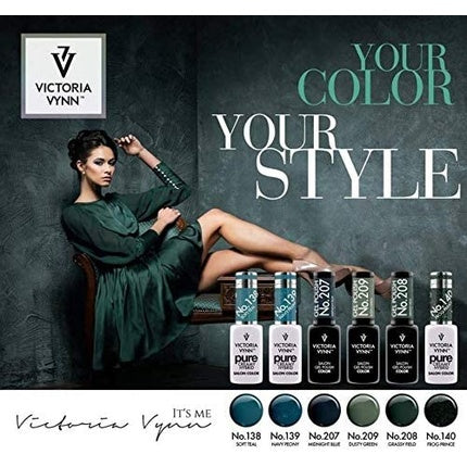 Gel Polish, Victoria Vynn, No. 207, albastru închis