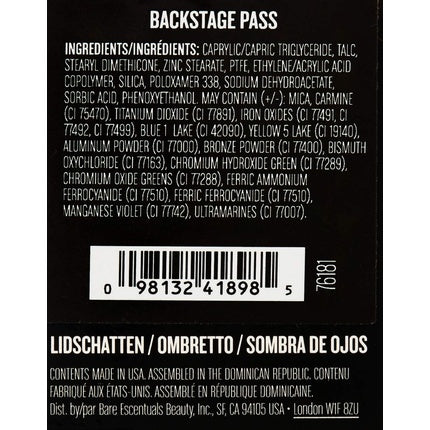 Fard pleoape Buxom Backstage Pass albastru