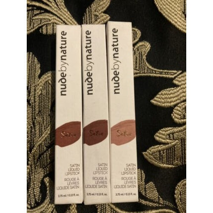Ruj Lichid Satin Nude By Nature, 3 x 3.75ml, Terracotta, Sunkissed