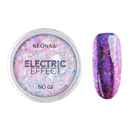Neonail Electric Effect No2, Pudră decorativă multicolor