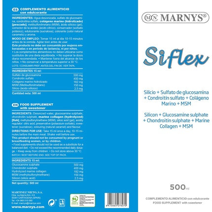 Mască facială Marnys Siflex Silicon Organic 500ml