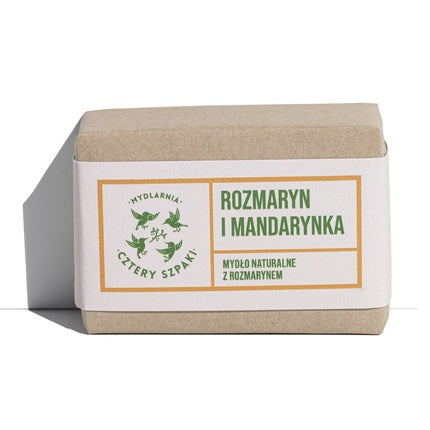 Mydlarnia Cztery Szpaki, Sabon Natural cu Rozmarin și Mandarină, 110g