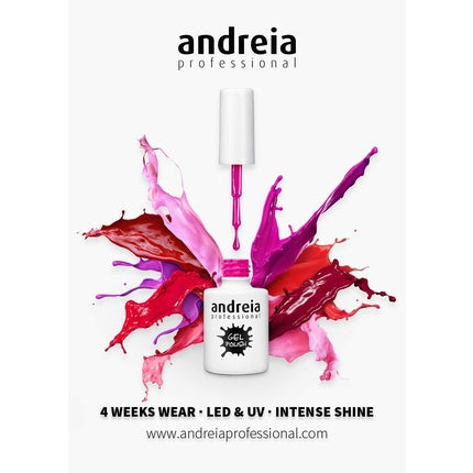 Gel Polish Semi-Permanent Andreia Culoare 228 Violetă Intensă, 10.5ml